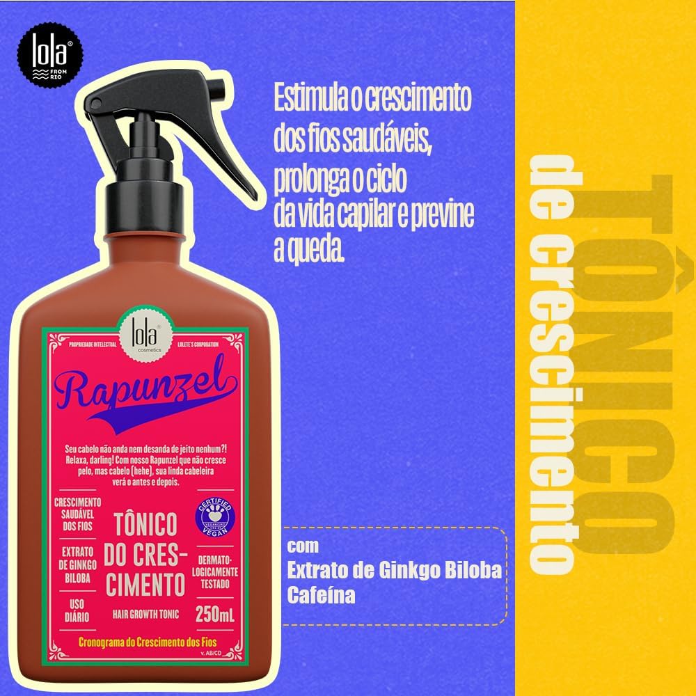 tônico de crescimento capitar Rapunzel